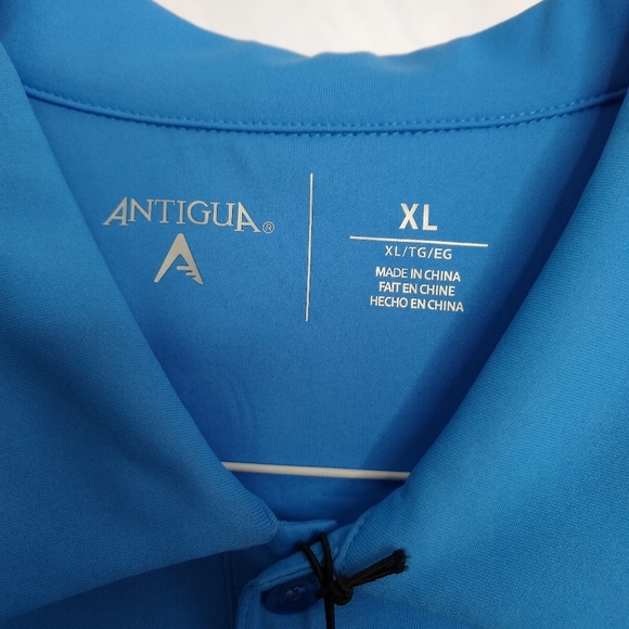 Antigua Light Blue and White Shirt Size XL NWT - Picture 5 of 8
